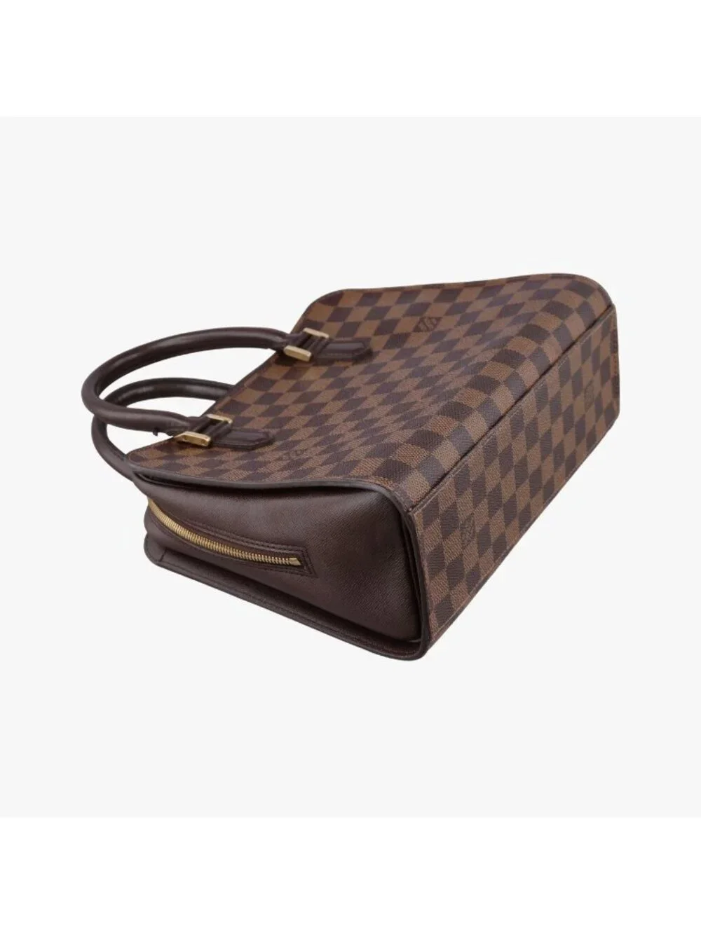 Louis Vuitton Triana Ebene Damier Canvas Handbag